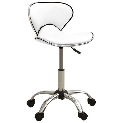 Vidaxl - vidaXL Chaise de bureau Blanc Similicuir Vidaxl - Bureau et table enfant