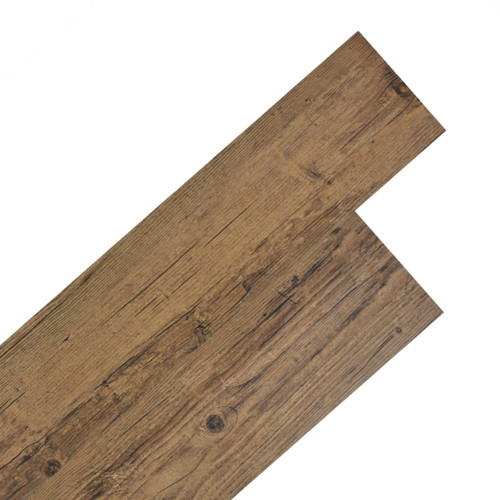 Vidaxl - vidaXL Planche de plancher PVC autoadhésif 5,02 m² 2 mm Marron noyer Vidaxl  - Sol PVC