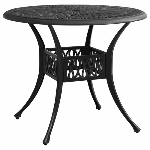 Vidaxl - vidaXL Table de jardin Noir 90x90x74 cm Aluminium coulé Vidaxl  - Bonnes affaires Tables de jardin