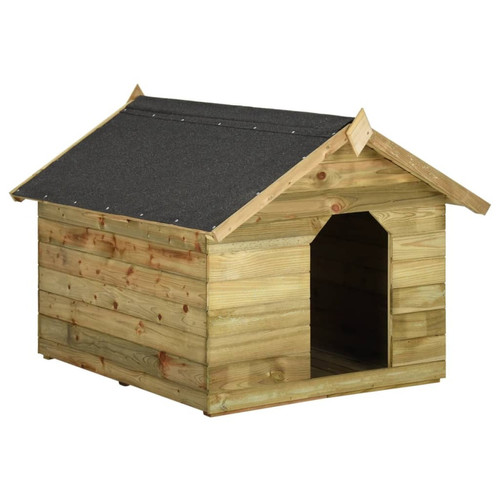 Vidaxl - vidaXL Niche de jardin avec toit ouvrant en bois de pin imprégné Vidaxl  - Niche pour chien Vidaxl