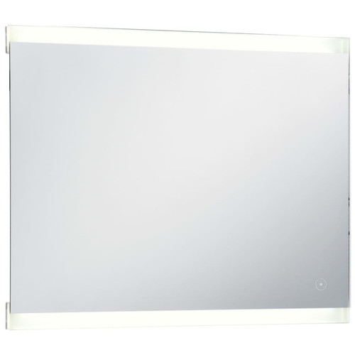 Vidaxl vidaXL Miroir mural à LED de salle de bain et capteur tactile 80x60 cm