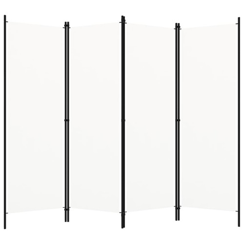 Vidaxl - vidaXL Cloison de séparation 4 panneaux Blanc 200x180 cm Vidaxl  - Décoration