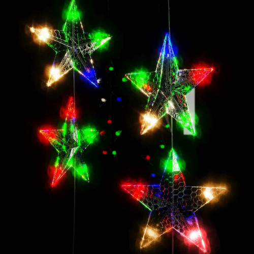 Vidaxl vidaXL Guirlande lumineuse à étoiles LED 500 LED Coloré 8 fonctions