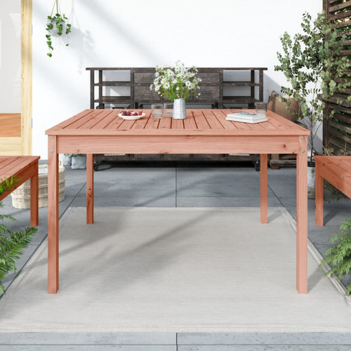 Vidaxl - vidaXL Table de jardin 121x82,5x76 cm bois massif de douglas Vidaxl  - Tables de jardin