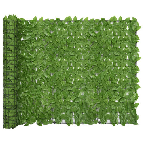 Vidaxl - vidaXL Écran de balcon avec feuilles vert 400x150 cm Vidaxl  - Mobilier de jardin