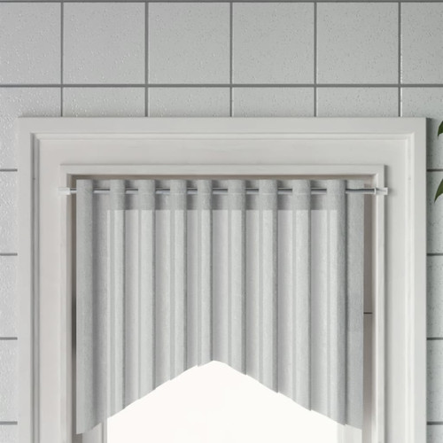 Vidaxl - vidaXL Tringles à rideau 2 pcs blanc et argenté 60-105 cm aluminium Vidaxl - Maison Argent