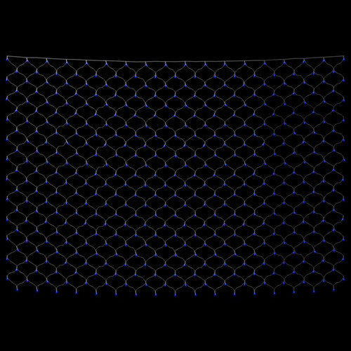 Vidaxl vidaXL Filet lumineux bleu de Noël 3x3 m 306 LED Intérieur/extérieur