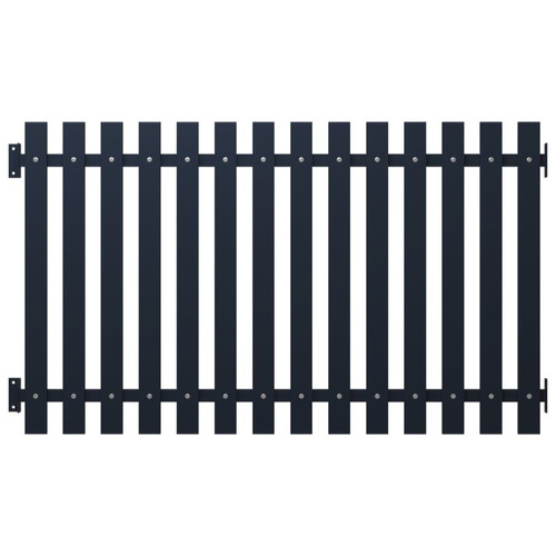 Vidaxl - vidaXL Panneau de clôture Anthracite 170,5x75cm Acier enduit de poudre Vidaxl  - Aménagement extérieur