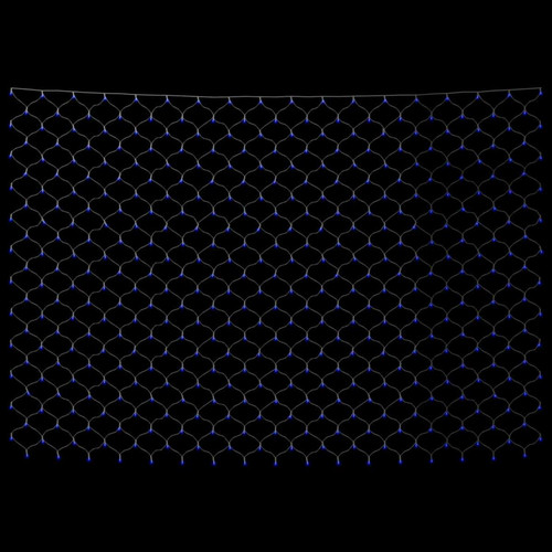 Vidaxl vidaXL Filet lumineux bleu de Noël 4x4 m 544 LED Intérieur/extérieur