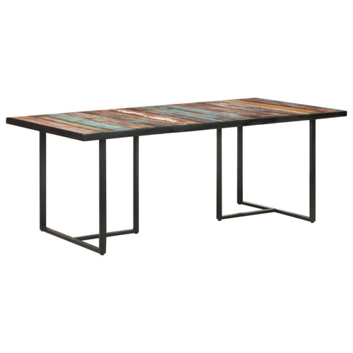 Vidaxl - vidaXL Table de salle à manger 200 cm Bois de récupération massif Vidaxl  - Tables à manger En bois