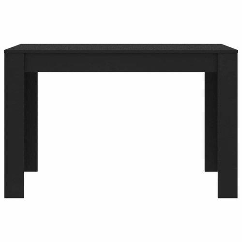 Vidaxl vidaXL Table de salle à manger Noir 120 x 60 x 76 cm Bois d'ingénierie