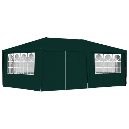 Vidaxl - vidaXL Tente de réception avec parois latérales 4x6 m Vert 90 g/m² Vidaxl   - Vidaxl