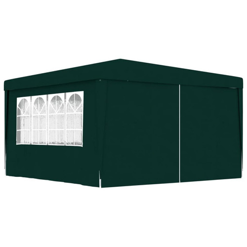 Vidaxl - vidaXL Tente de réception et parois latérales 4x4 m Vert 90 g/m² - Tentes de réception