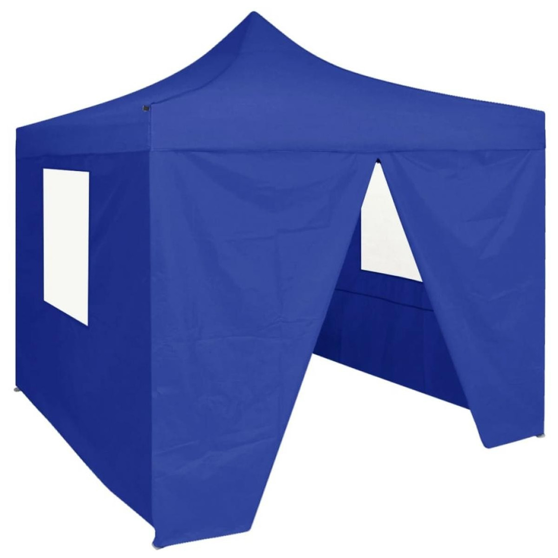 Tentes de réception Vidaxl vidaXL Tente de réception pliable avec 4 parois 2x2 m Acier Bleu