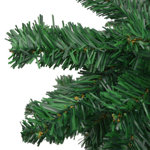 Sapin de Noël vidaXL Arbre de Noël artificiel pré-éclairé et boules L 240 cm vert