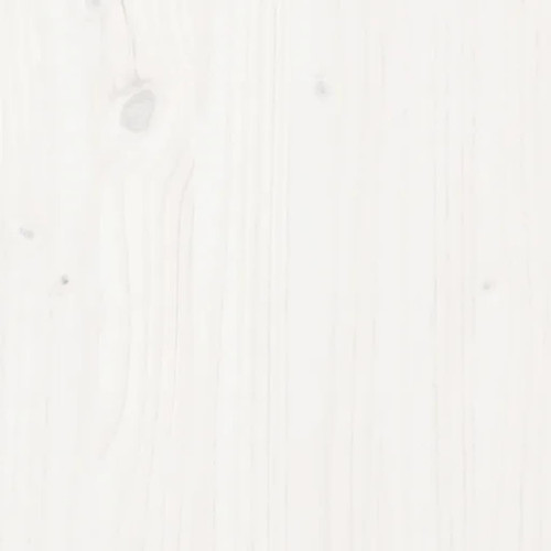 Lit enfant vidaXL Cadre de lit Blanc Bois massif 140x190 cm