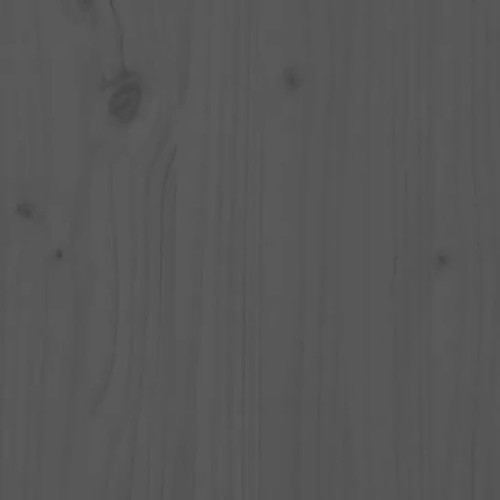 Lit enfant vidaXL Cadre de lit Gris Bois de pin massif 120x200 cm