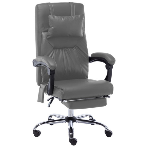 Vidaxl - vidaXL Chaise de bureau de massage Anthracite Similicuir Vidaxl  - Bureaux