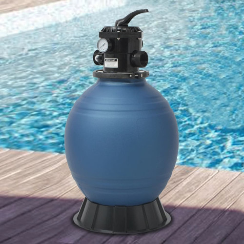 Vidaxl - vidaXL Filtre à sable pour piscine avec vanne 6 positions Bleu 460 mm - Filtration piscines et spas Vidaxl