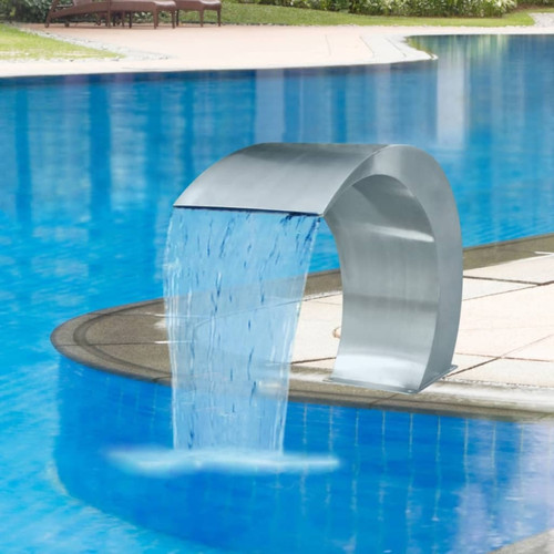 Vidaxl - vidaXL Fontaine cascade de piscine Acier inoxydable 45 x 30 x 60 cm - Fontaine de jardin, puit Vidaxl