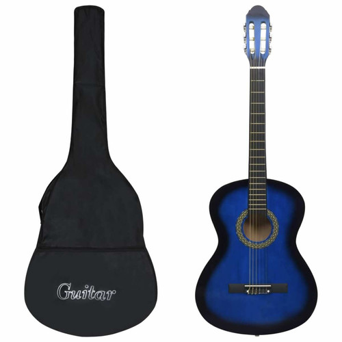 Vidaxl - vidaXL Guitare classique avec sac pour débutants Bleu 4/4 39" Vidaxl  - Guitares classiques