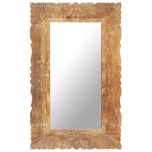 Vidaxl - vidaXL Miroir 80x50 cm Bois de manguier massif - Black Friday Miroir