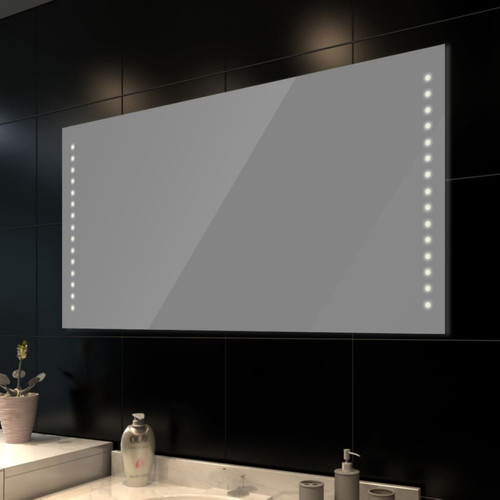 Vidaxl - vidaXL Miroir de salle de bain avec lumières LED 100 x 60 cm (L x H) Vidaxl - Miroirs Vidaxl