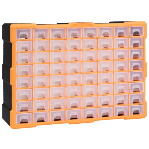Vidaxl - vidaXL Organisateur multi-tiroirs avec 64 tiroirs 52x16x37,5 cm Vidaxl  - Boîtes à outils Vidaxl