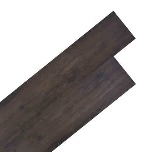 Vidaxl - vidaXL Planches de plancher PVC Non auto-adhésif Chêne gris foncé Vidaxl  - Sol PVC