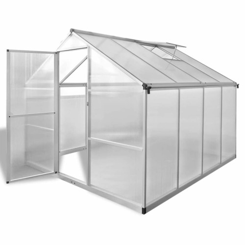 Vidaxl - vidaXL Serre renforcée en aluminium avec cadre de base 6,05 m² - Serres en plastique Vidaxl