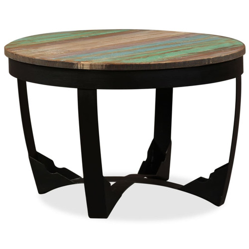 Vidaxl - vidaXL Table basse bois de récupération massif 60x40 cm Vidaxl - Maison Multicolour