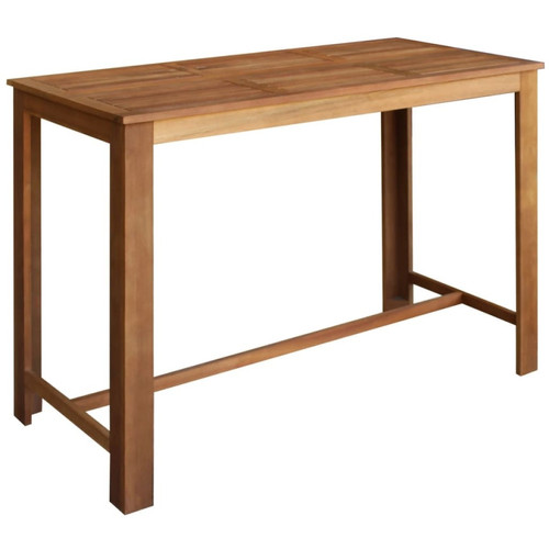 Vidaxl - vidaXL Table de bar Bois d'acacia solide 150 x 70 x 105 cm Vidaxl  - Tables à manger En bois