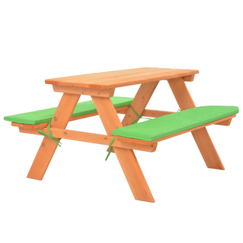 Vidaxl - vidaXL Table de pique-nique pour enfants avec bancs 89x79x50 cm Sapin Vidaxl  - Table pique nique enfant