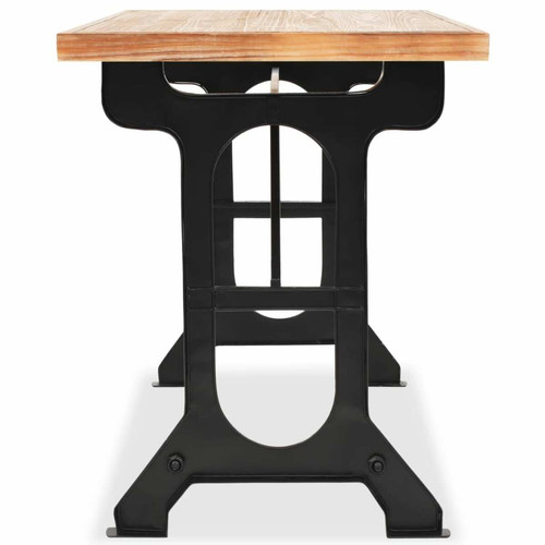 Vidaxl vidaXL Table de salle à manger Sapin massif Dessus de table en bois