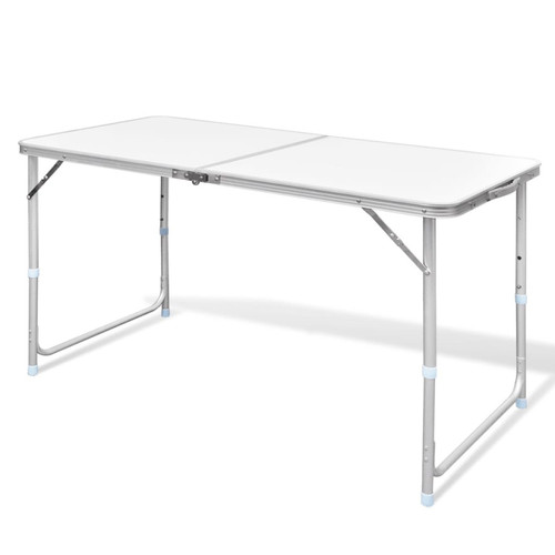 Vidaxl - vidaXL Table pliable de camping Hauteur réglable Aluminium 120x60 cm - Accessoires fitness