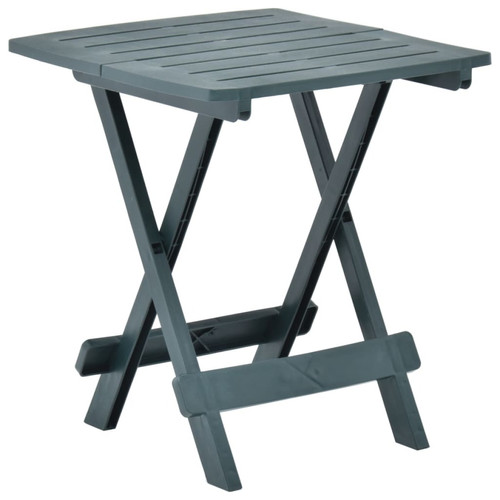 Vidaxl - vidaXL Table pliable de jardin vert 45x43x50 cm plastique Vidaxl  - Marchand Vidaxl