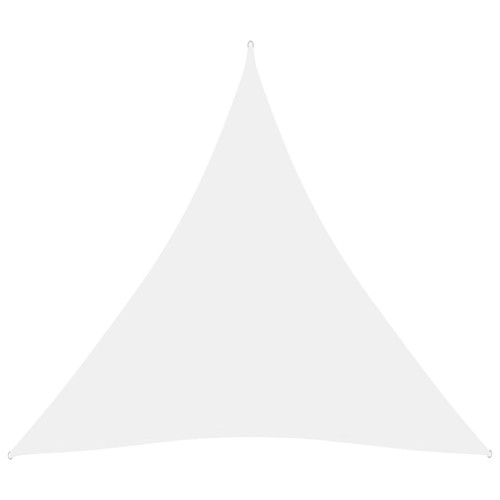 Vidaxl - vidaXL Voile de parasol tissu oxford triangulaire 4,5x4,5x4,5 m blanc Vidaxl  - Voile d'ombrage