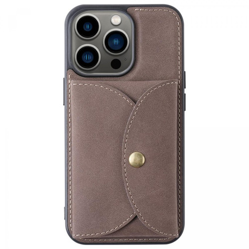 Vili - Coque en TPU + PU VILI détachable 2-en-1, magnétique avec porte-carte marron pour votre iPhone 13 Pro 6.1 pouces Vili  - Accessoire Smartphone