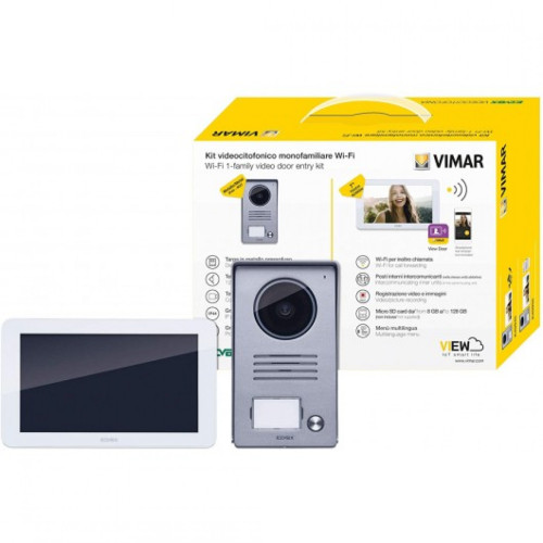 Vimar - Vimar K40945, le kit vidéophone monofamilial Vimar  - Camera porte entree