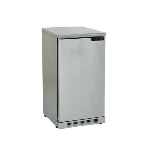 VIRTUS GROUP - Réfrigérateur bar en inox avec 1 porte battante - Virtus VIRTUS GROUP  - Refrigerateur 1 porte inox