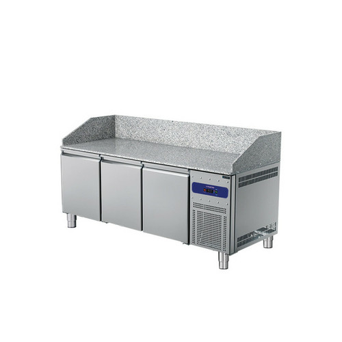 Mastro - Table à pizza 2150 mm avec 3 portes 600x400 mm - Mastro Mastro  - Réfrigérateur table top Réfrigérateur