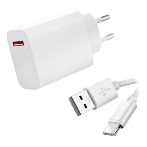 Visiodirect - Chargeur Secteur Rapide USB2 33W + Cable type C pour Oppo A16 CPH2269 6.52"/Oppo A16S CPH2271 6.52" - Blanc - Visiodirect - Visiodirect  - Adaptateur Secteur Universel