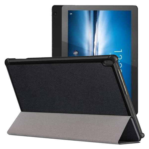 Housse, étui tablette Visiodirect Etui en simili cuir pour tablette Lenovo Tab M10 10.1" TB-X605FC/TB-X605LC/TB-X505F/TB-X505F - Noir - Visiodirect -