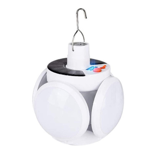 Visiodirect - Lot de 2 Ampoule solaire à LED pliable forme ballon de football avec crochet pour décoration camping, maison, ,fête, garage Visiodirect  - Ampoules LED