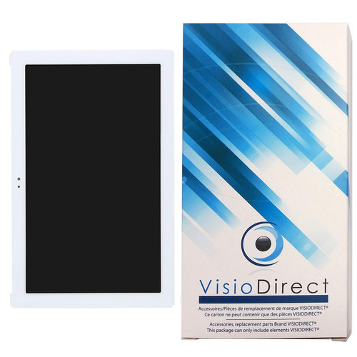 Autres accessoires smartphone Visiodirect Visiodirect® Ecran complet pour Asus Zenpad 10 Z301M-1D008A P028 10.1" tablette blanche vitre tactile + écran LCD