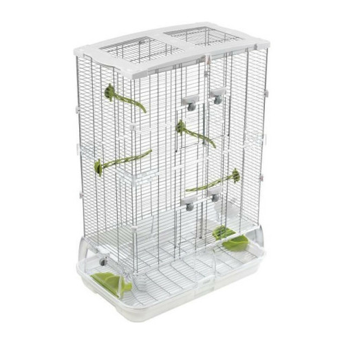 Cage à oiseaux marque generique Cage Vision M02 Blanc/Vert