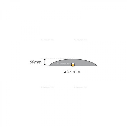 Viso - Paire de ralentisseurs VISO - noir et jaune - 500 x 430 x 60 (x2) - FAST60NJ Viso  - Extincteur & signalétique