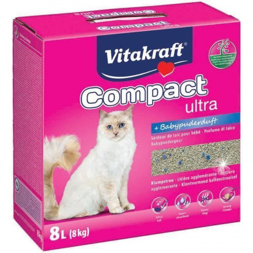 Vitakraft - VITAKRAFT Litiere Compact Ultra Plus - 8 L - Pour chat Vitakraft  - Litière pour chat