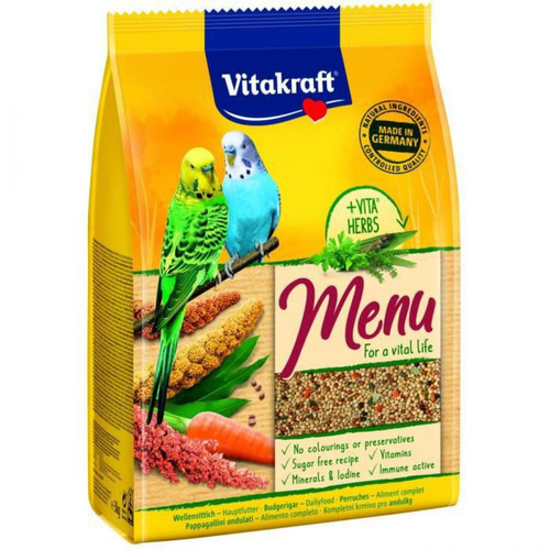 Vitakraft - VITAKRAFT Menu Alimentation complète pour Perruches - 4x3kg Vitakraft  - Alimentation rongeur