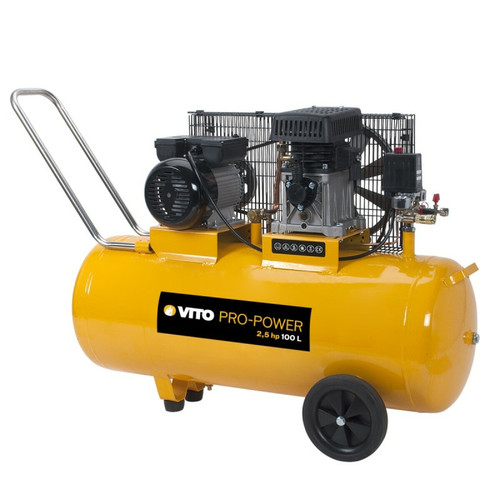 Compresseurs Vito Compresseur à courroie 100L 8 bar 1.9 kW 230V AC 2.5 CV VITO